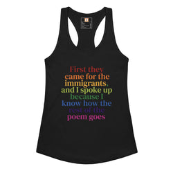 Women’s fitted racerback tank top