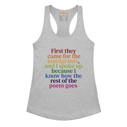 Women’s fitted racerback tank top