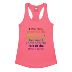 Women’s fitted racerback tank top