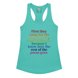 Women’s fitted racerback tank top