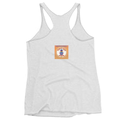 Stand Tall and Wear a Crown Paisley Pineapple Women's Racerback Tank